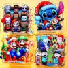 Wholesale 10cm Cartoon Christmas DIY Acrylic Pen Holder OLY Exclusive