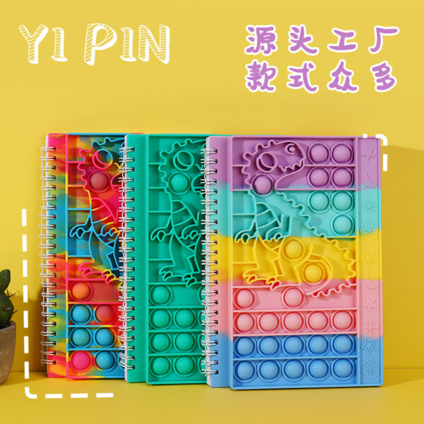 O1CN01qUOwRG1IRfEiQTIxJ_2213009080890-0-cib Wholesale Dinosaur Silicone Pressure Reducing Press Bubble Notes