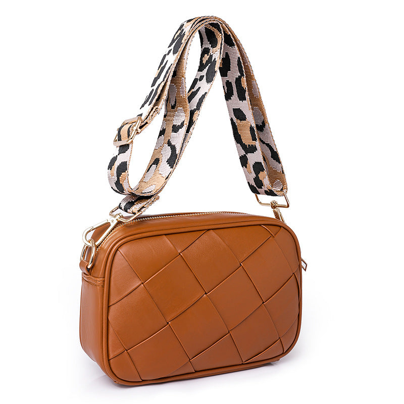 Wholesale PU Woven Shoulder Bag