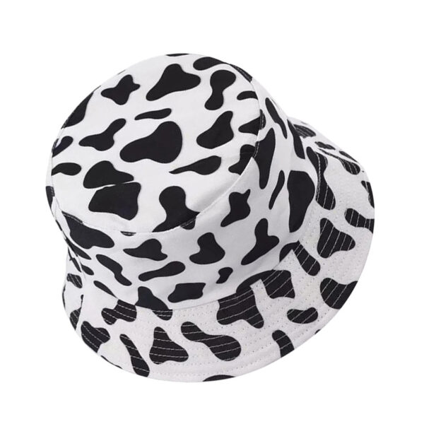O1CN01qXwfEt1SRnPuecc6H_6000000002244-0-cib Wholesale Cow Pattern Print Cotton Bucket Hat