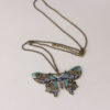 Wholesale Vintage Hollow Oil Dripping Butterfly Alloy Sweater Chain