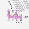 O1CN01qexsoi2FMgSsKSbSV_2209539088866-0-cib Wholesale Creative Glitter Cute Alpaca Accessories FlatBack