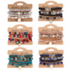Wholesale Bohemian Butterfly Shell Love Multi-layered Bracelet