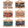 Wholesale Bohemian Butterfly Shell Love Multi-layered Bracelet
