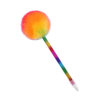 O1CN01qfSPuc1luAkWyGcpE_2212809584878-0-cib-2 Wholesale Rainbow Fur Ball Plastic Ballpoint Pen