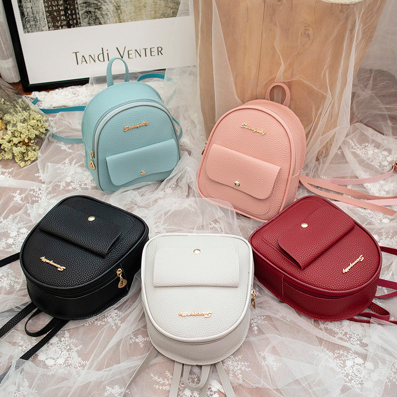 Wholesale PU Letter Logo Backpack