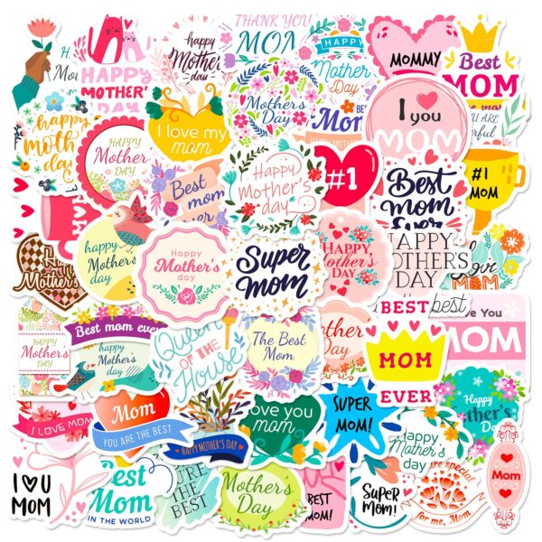 Wholesale Mother's Day English Alphabet Holiday Decoration Stickers