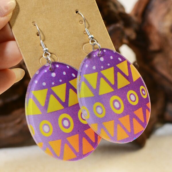 O1CN01qi2Oe62HKyIlxBP1I_3294559133-0-cib Wholesale Easter Egg Graffiti Painted Acrylic Earrings