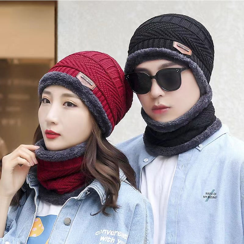 Wholesale Knitted Yarn with Veet Cotton Hats