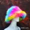 Wholesale Colorful Plush Imitation Fur Bucket Hat