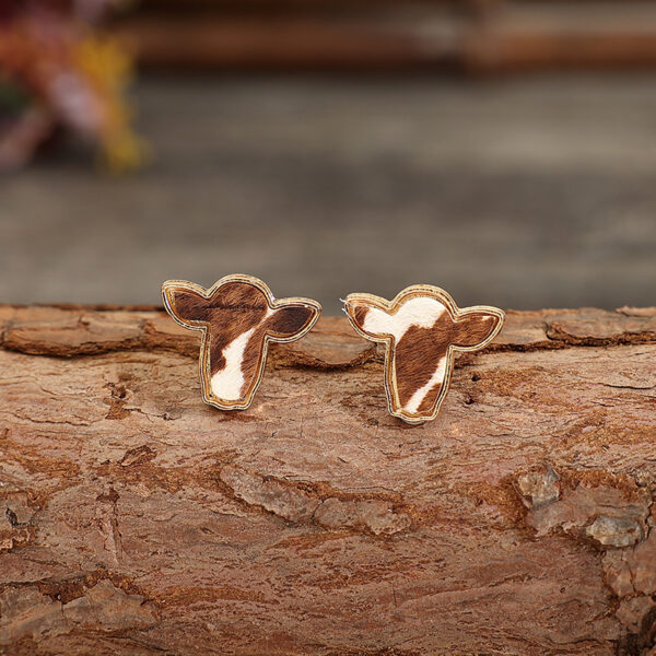 O1CN01qmLX4d1qyMZh4eoSH_2206372095564-0-cib Wholesale Retro Western Style Cowhead Alloy Earrings