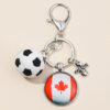 Wholesale Metal Mother's Day Father's Day Graduation Season Football Keychain