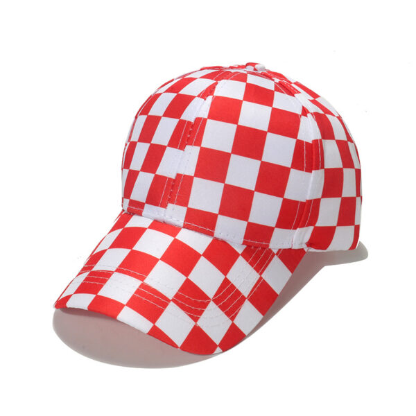 Wholesale Polyester Checkerboard Baseball Cap