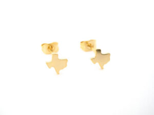 Wholesale Texas Map Stainless Steel Earrings