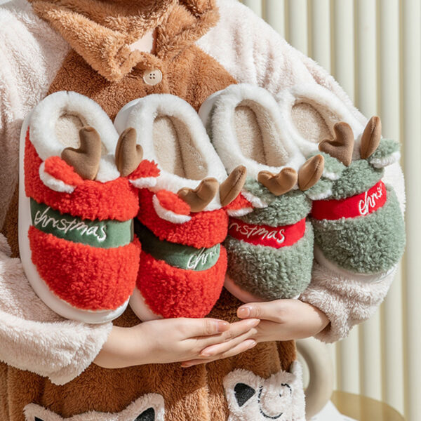 Wholesale Thick Soled Plush Christmas Deer Cotton Mops