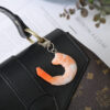 Wholesale PVC Simulation Shrimp Creative Keychain