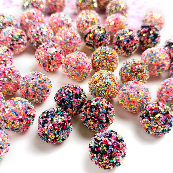 O1CN01qr5C0X1M3AgcTCeJX_934781378-0-cib Wholesale 16MM Round Ball Straight Hole Beads Sequin Hanging Beads Jewelry Accessories