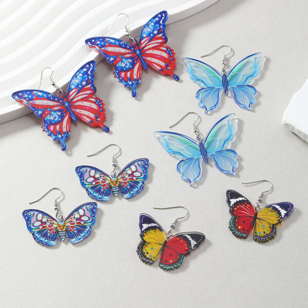 O1CN01qsJJzj21msQHlTD0t_1121057028-0-cib Wholesale New Butterfly Acrylic Earrings