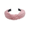 Wholesale Solid Color Knotted Fabric Wide Edge Headband