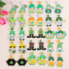 O1CN01qtCeif1T3MGWnBSYL_2677772326-0-cib Wholesale St. Patrick's Day Oktoberfest Four Leaf Clover Clown Boots Earrings