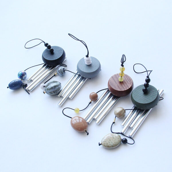 Wholesale Solid Aluminum Rod Metal Mini Wind Chime Decorative Pendant