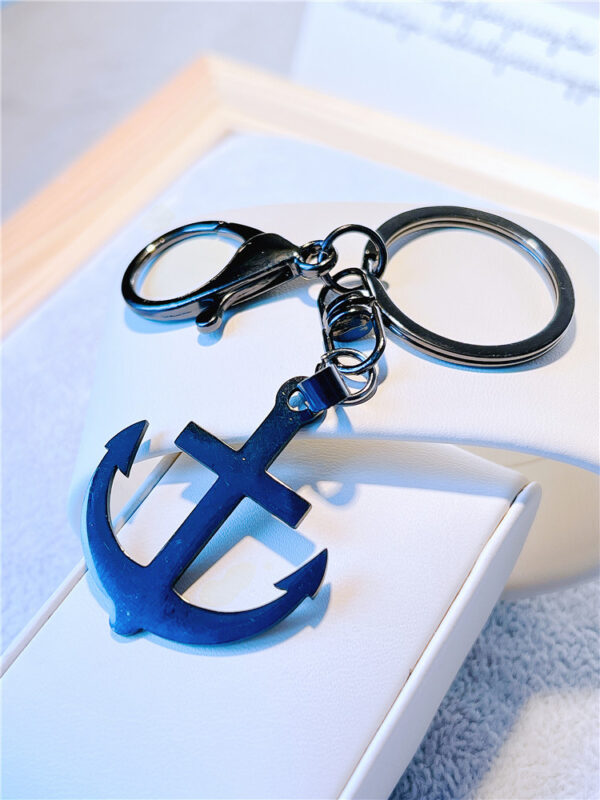 Wholesale Stainless Steel Anchor Creative Key Chain