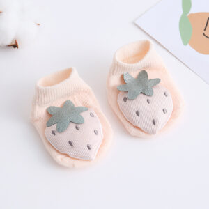 Three-dimensional fruit-strawberry / M code (suitable for foot length 12-14cm)