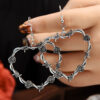 Wholesale Thorns Rose Love Vintage Alloy Earrings