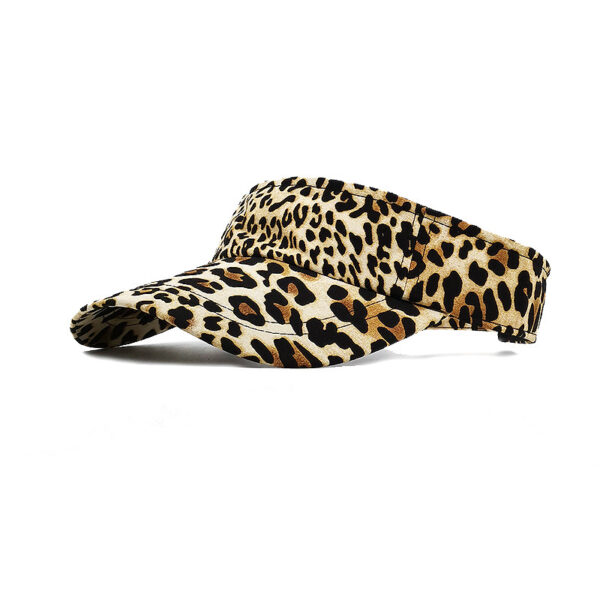 Wholesale Polyester Leopard Beanie Sun Visor Hat