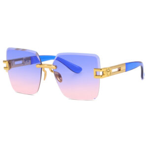 Gold Frame blue powder