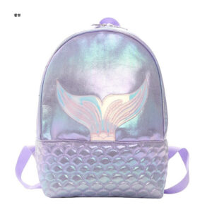 Wholesale Fantasy Fish Tail PU Backpack Bags