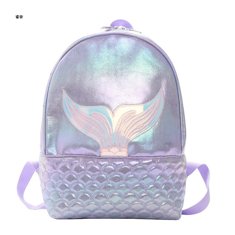 Wholesale sy Fish Tail PU Backpack Bags