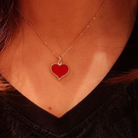 Wholesale Valentine's Day Alloy Love Necklaces