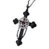 Wholesale Gothic Dark Pentagram Cross Necklace