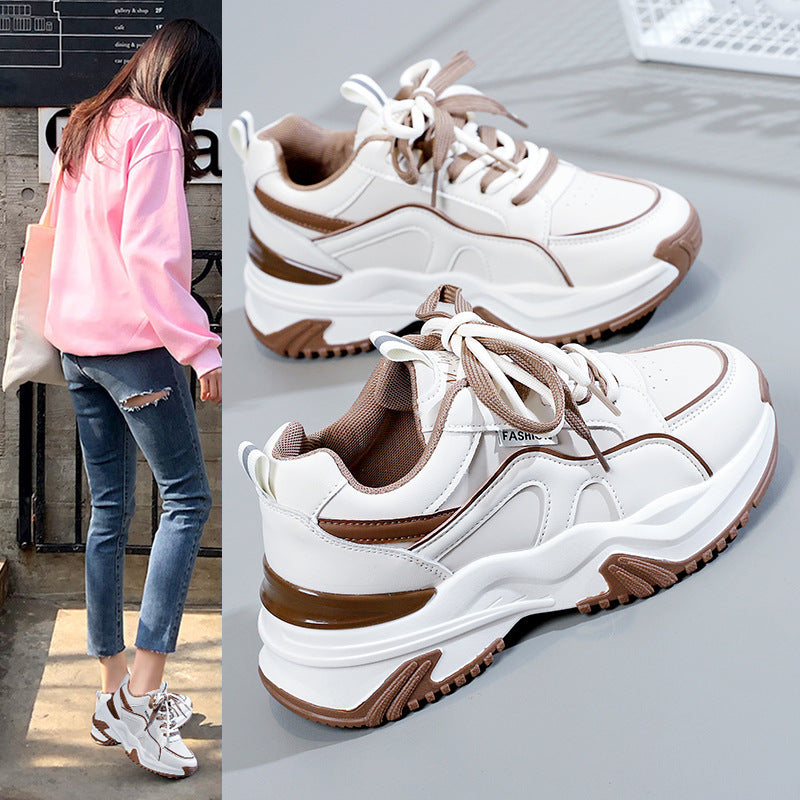 Wholesale Casual Thick Sole Heightening Sneakers