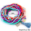O1CN01rE2jB024GlUPEAFMZ_3880997364-0-cib Wholesale Folded Wind Strawberry Bracelet Hand-woven Rice Bead Fringe Elastic Bracelet