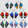 O1CN01rEXe6o2Kmr0zyFqe5_2214415949600-0-cib Wholesale Butterfly Leather Bionic Butterfly Wings Pattern Symmetrical Double-Sided Printed Earrings
