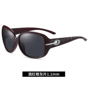 62-22-126 / Wine red frame Gray piece 1.1mm