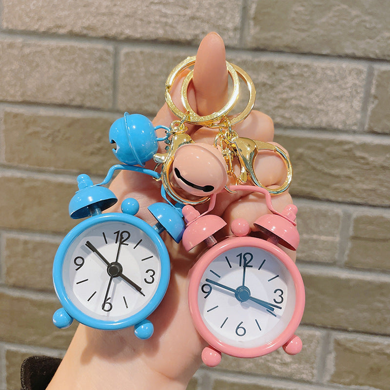 Wholesale Zinc Alloy Mini Alarm Clock Creative Keychain