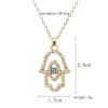 Wholesale Hand Of Fatima Pendants Alloy Necklaces