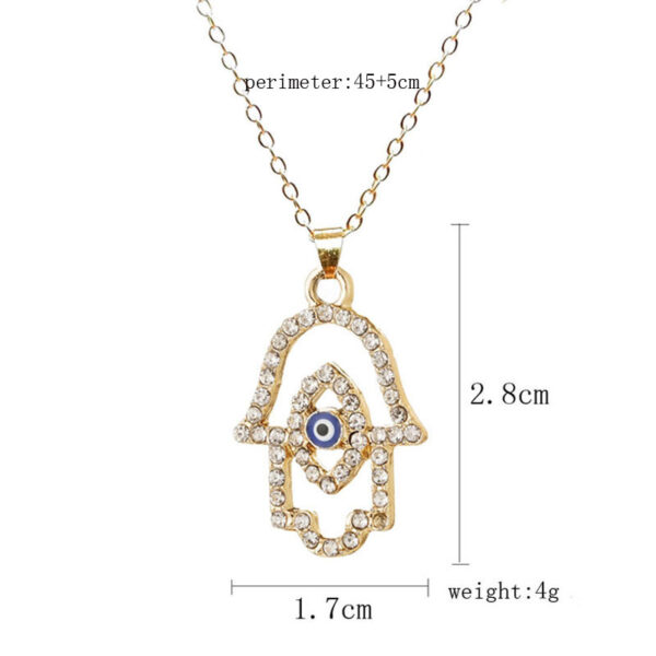 Wholesale Hand Of Fatima Pendants Alloy Necklaces