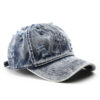 Wholesale Cotton Washed Distressed Denim Baseball Cap