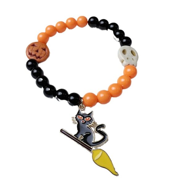 Wholesale Halloween Pumpkin Acrylic Bracelet