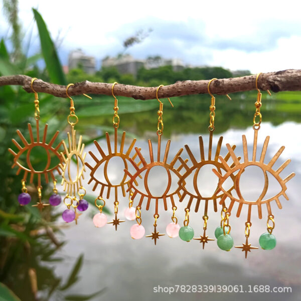 O1CN01rRG2NC1iLPs622ioY_2213113774396-0-cib Wholesale Devil Eye Teardrop Alloy Earrings