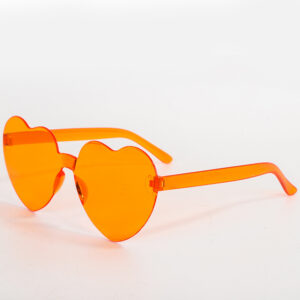Orange love glasses