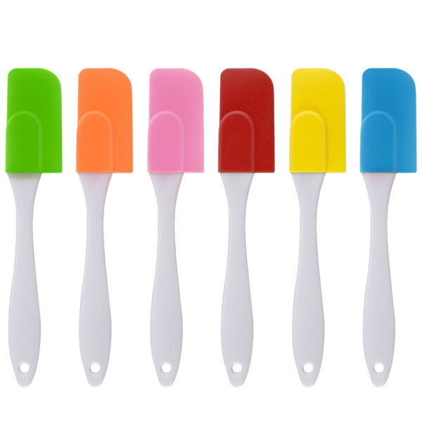 Wholesale White Handle Silicone Cake Split Small Spatula