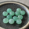 Wholesale 10MM Pumpkin Emerald Beads
