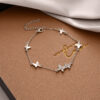Wholesale Diamond Butterfly Alloy Bracelet