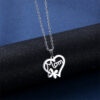 Wholesale Mother's Day Gift Love MOM Pendant Necklace Earrings Set
