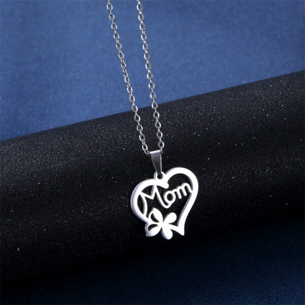 Wholesale Mother's Day Gift Love MOM Pendant Necklace Earrings Set